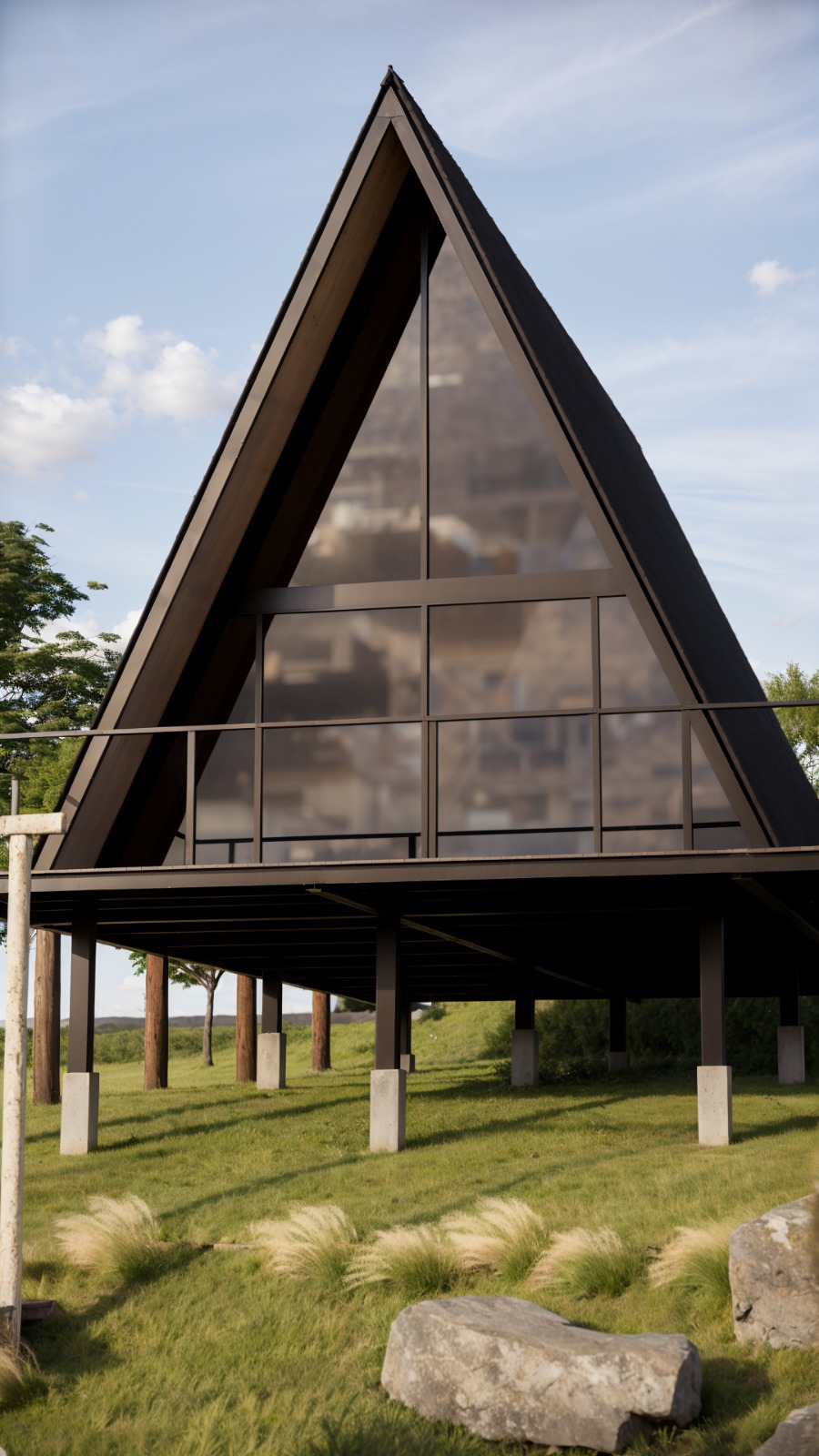 Detalhe madeira chalé